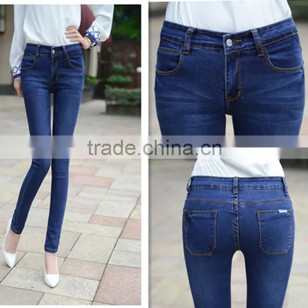 Cotton Elastic Jeans for Woman photo-6