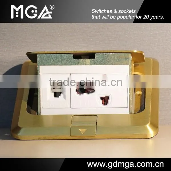 Slow Pop-up Floor Socket / Electrical Floor Sockets / Floor Pop up Socket Outlet photo-2