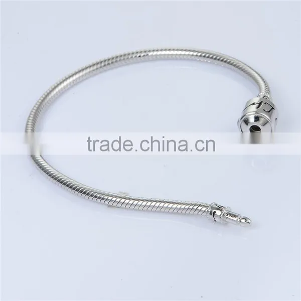 Wholesale 925 Sterling Silver European Charm DIY Bracelet BR008 photo-6