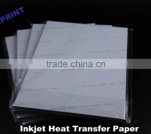 High Quality Light Inkjet Transfer Paper A4 Size for Cotton/transfer Paper for Canon Printer/transfer Paper for Cotton