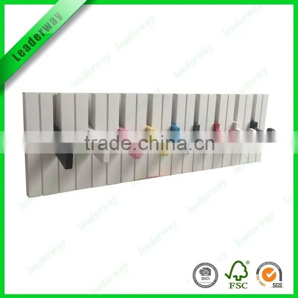 New Style Wood Piano Keyboard Hanger With Metal Hook photo-3