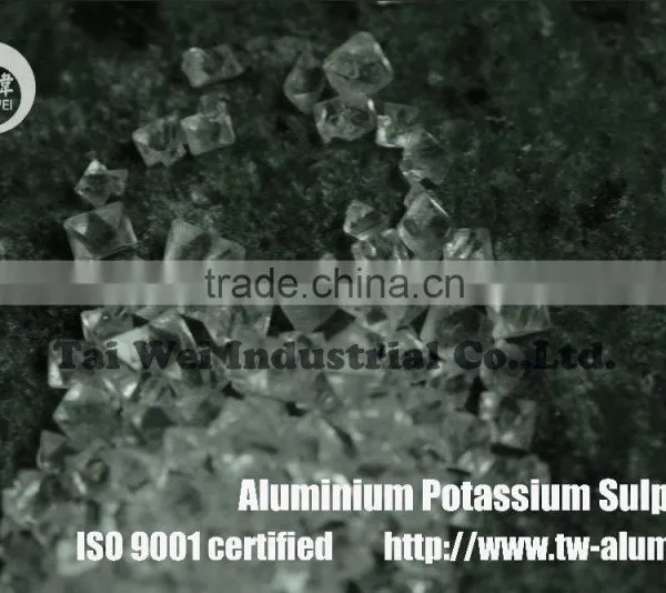 High Qulity 99.5%Min Crystal Alumbre De Potasio Aluminium Potassium Sulphate