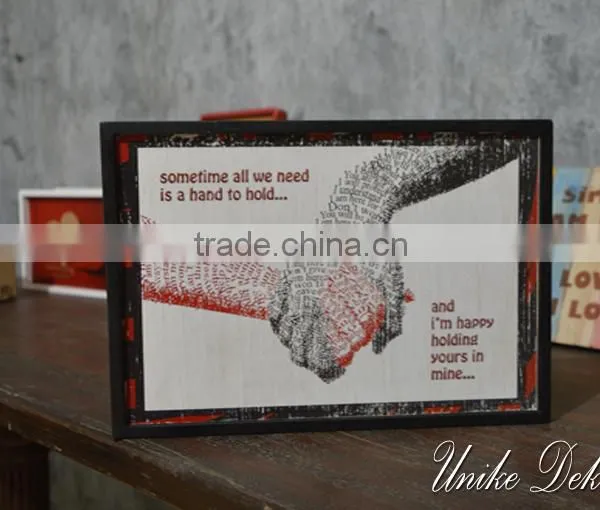 Wooden Vintage Style Sign - Wall Decoration WQ-037