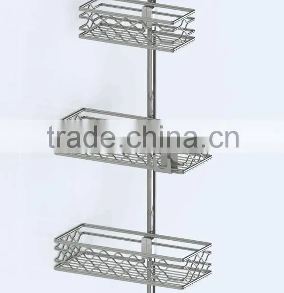 Tension Pole Caddy and Toilet Paper Holder photo-4