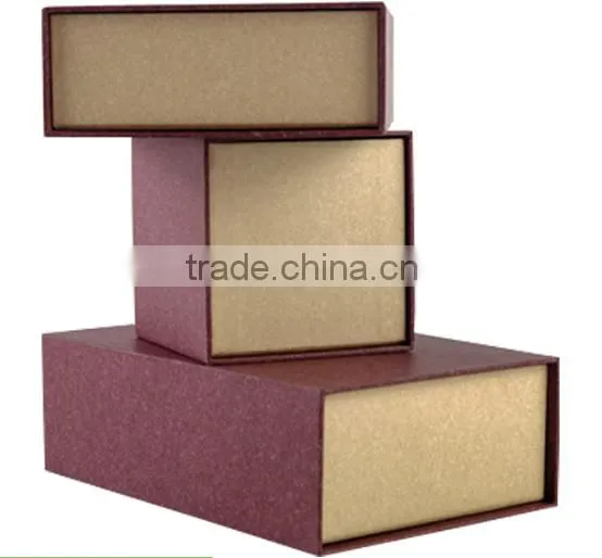 Luxury Golden Color Custom Paper Box/wholesale High Quality Kraft Paper Box photo-2
