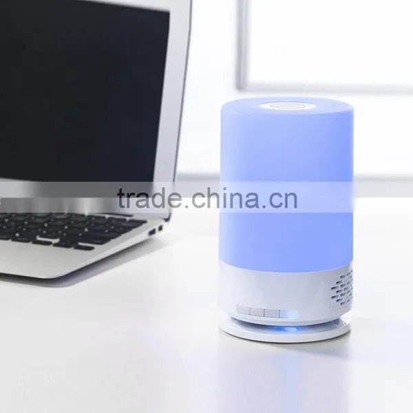 High Quality Mini Night Light Bluetooth Speaker 2016, Smart Touch Led Bluetooth Speaker Lamp With fm Radio photo-4