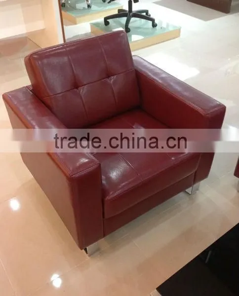 Hot Sale High Quality Modern Leather Design Office Sofa B12 photo-2