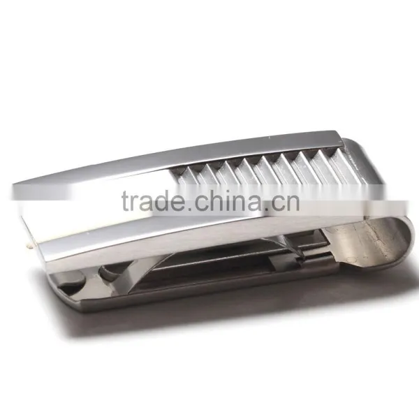 White MOP Inlay Money Clips Engraved Stainless Steel Money Clips for Sale