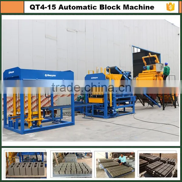Full Automatic Hollow Block Machine QT4-15C Brick Making Machine for Sale photo-2