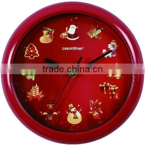 Cason Battery Operated Musical Movement Wall Clock