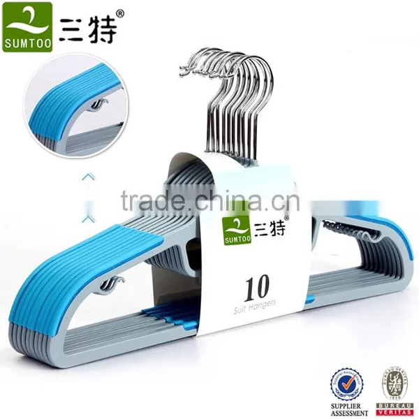 Multi-function Thick Plastic Hangers With Colors photo-2