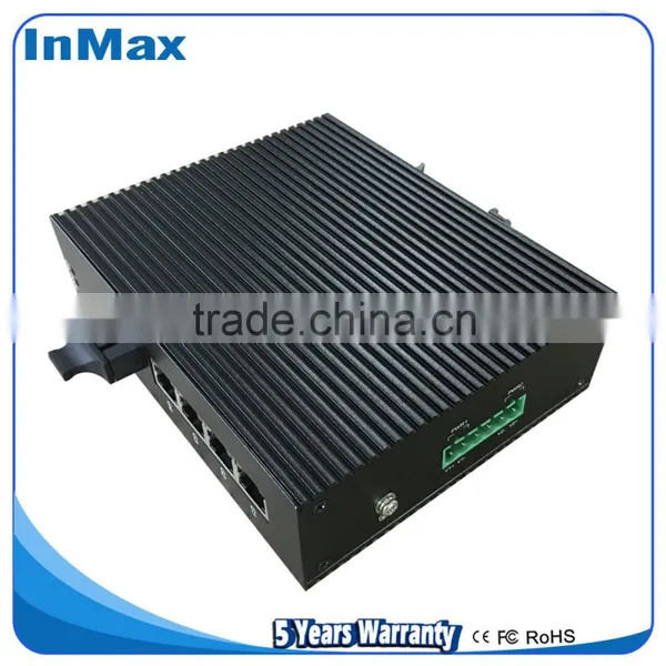 Good Price of 5 Port Full Gigabit Industrial Switch 1x1000BaseX FX Port and 4x10/100/1000BaseTx Ports Ethernet Switch I505B photo-5