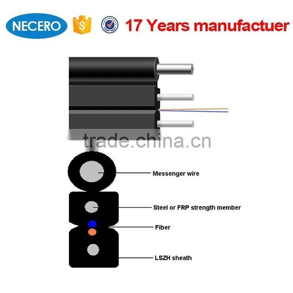 GJYXCH 12 Core G657a Fiber Optical Cable With Messenger Wire photo-3