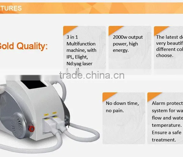 Safe and Effective Professional Elight Ipl rf Laser Hair Removal Machine for Sale photo-3