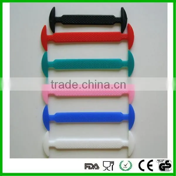 Elastic No Tie Shoelaces Easy Tie Silicone Shoe Laces for Running Shoes photo-4