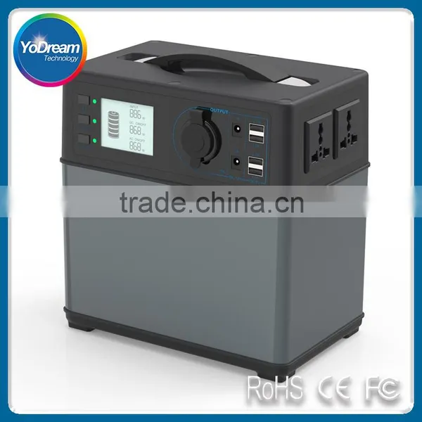 400w Energy Storage Power Solar Power Small Solar System Solar Generator Family Lighting For Camping Fishing Hiking Home Use photo-2