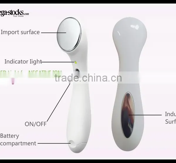 Cheap ULTRASONIC ION FACE MASSAGER SERUM MASSAGER + Nano Hyaluronic Acid 5ml photo-5