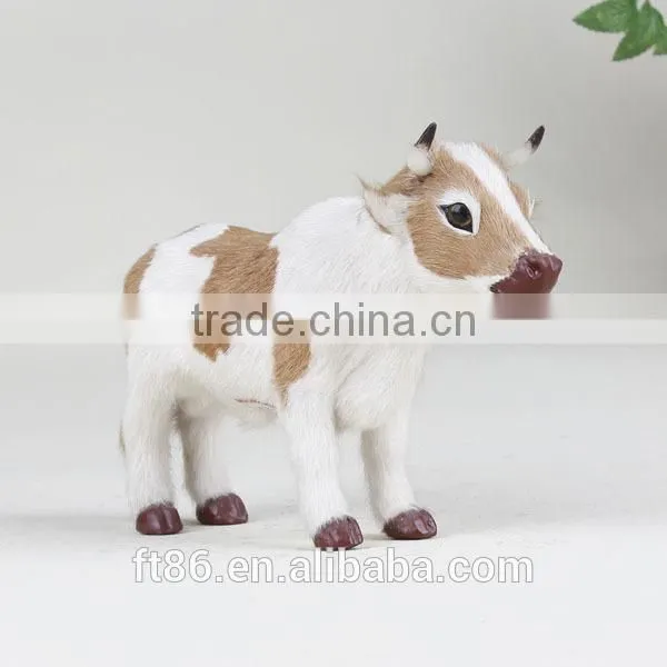 Simulation Christmas Animated Large Plastic Cow