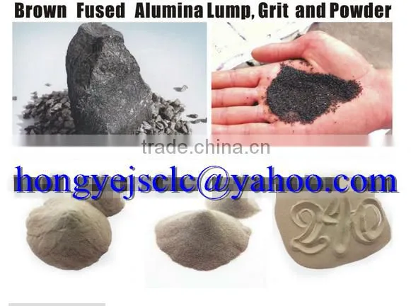 HongYe Brown Fused Alumina Your Trust Worthy Factory Contact us for Free Sample New Opened Work Shope Favorbal Price photo-4