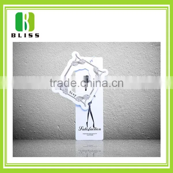 Special string double fancy clothing paper hang tags wear for garment