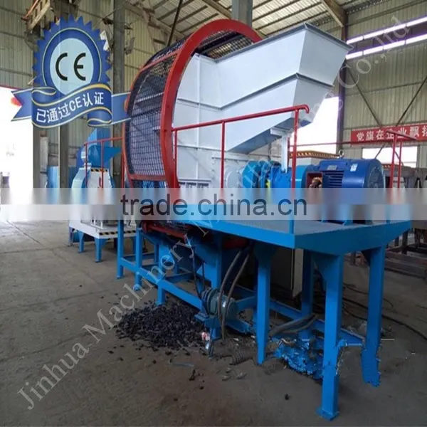 Plastic and Tire Crushing Machine Tire Shredder photo-2