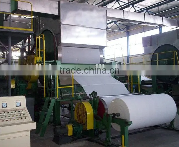 787mm Sanitary Napkin Paper Production Machinery Using Recycling Waste Paper photo-2