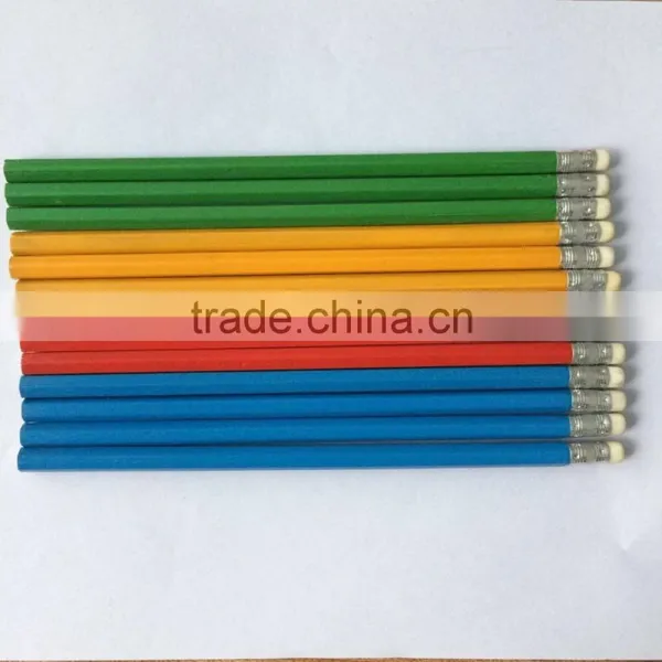 High Quality Promotional hb Pencil With Eraser Student Pencil photo-3