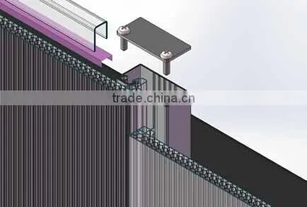 Sample Available Easy Installed U-lock 4-wal Honeycomb PC Hollow Panel photo-3
