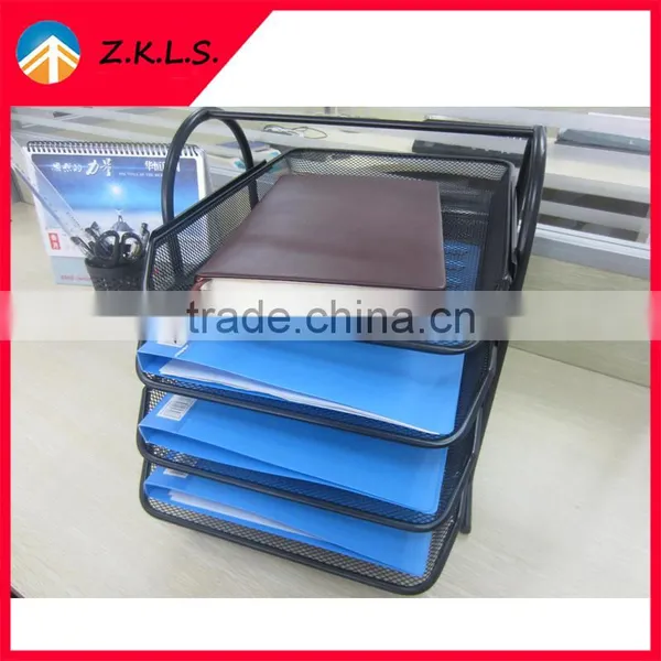 Mesh 4 Tier Document Desk Organizer Tray For Home And Office