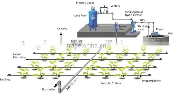 Drip Irrigation Pipe Plastic Pipe pe Material Drip Pipe photo-5