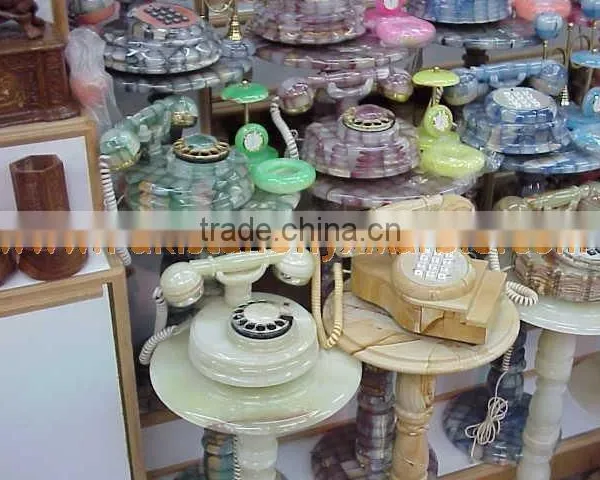 NATURAL 2017 New Items ONYX TELEPHONE SETS HANDICRAFTS photo-5