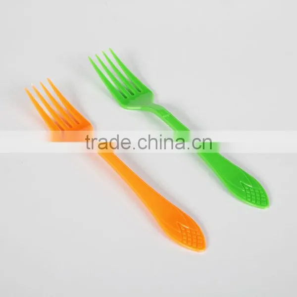 Colorful Disposable Plastic Fork for Dessert or Fruit photo-5