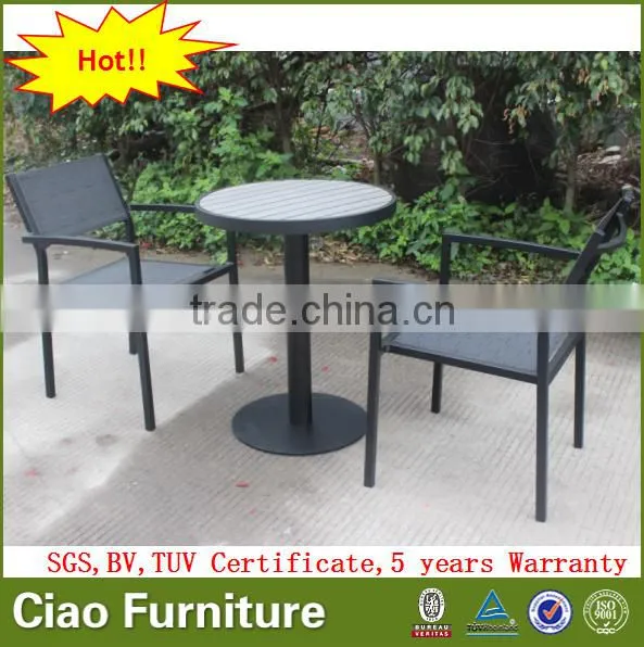 Sling Garden Chair Outdoor Furniture Aluminium Coffee Stacking Chair photo-4