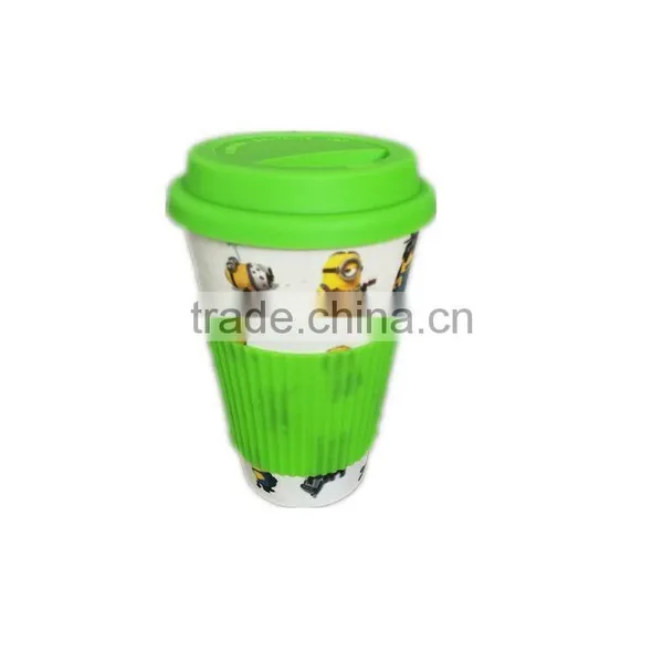 China Manufacturer Compostable Decal Design Bamboo Fiber Coffee Cup photo-2