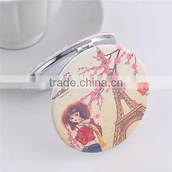 Guo Hao Hot Sale Custom Make-up Cosmetic Pocket Mirror , Promotional Sheet Glass Prices Mirror