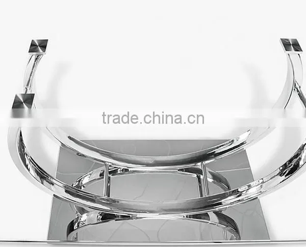 Modern Stainless Steel Coffee Table Base Wholesale Chrome Metal Table Legs FF-063 photo-3