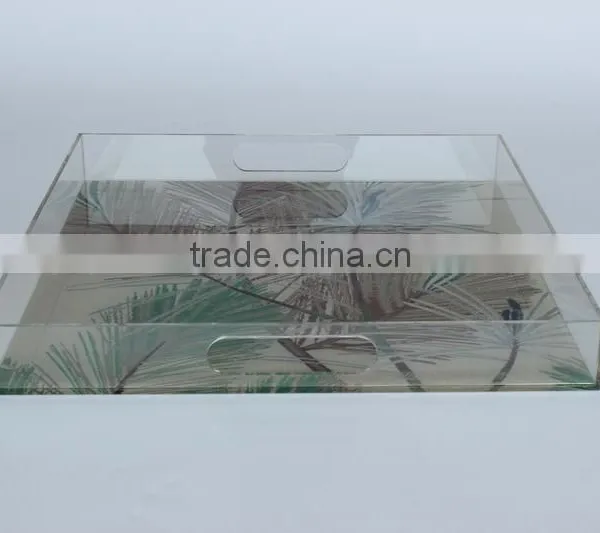 Wholesale Custom OEM Square Storage Tray,Acrylic Tray photo-3