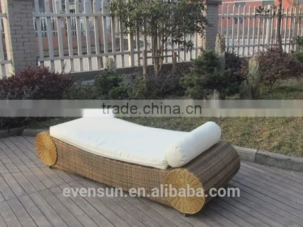 Rattan Lounger Patio Sun Bed photo-6