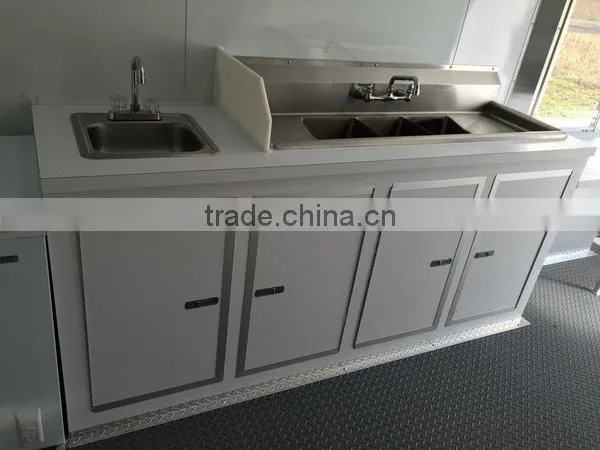 8'6" Wide x 16' Long Food Cart Concession Trailer For Sale photo-4