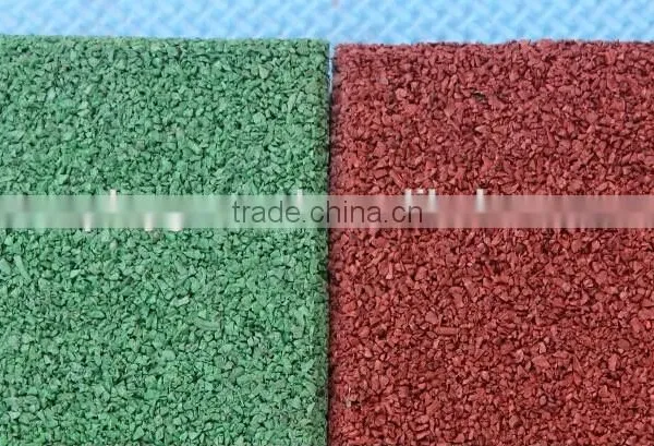(HC-0704C) 2015 Newest Anti-UV EN1177 Certificated 2.5cm Thickness Swimming Pool Outdoor Recycle Rubber Floor photo-3