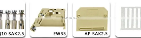 Germany Terminal Blocks SAK2.5/EN 2.5mm2 Guide Rail Terminal 25A photo-2