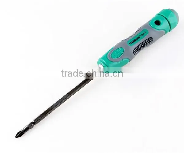 4'' 100mm Cr-V Dual-Functional Screwdriver With Plastic Handle photo-3