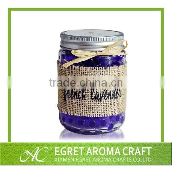 ECO Friendly Home Air Fresh Glass Mason Jar for White Crystal Gel Air Freshener photo-4