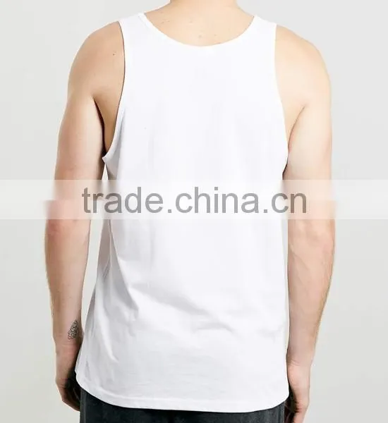 Wholesale Hot Selling Screen Print Bulk White Tank Tops photo-4
