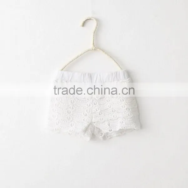 Wholesale Brand Children's Clothes 2016 the Latest Blanks Lace Shorts
