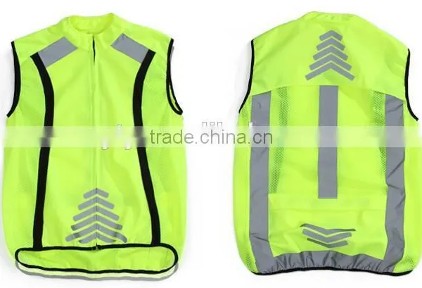 hi Visibility Sport Vest Soft Fabric for Night Running photo-2
