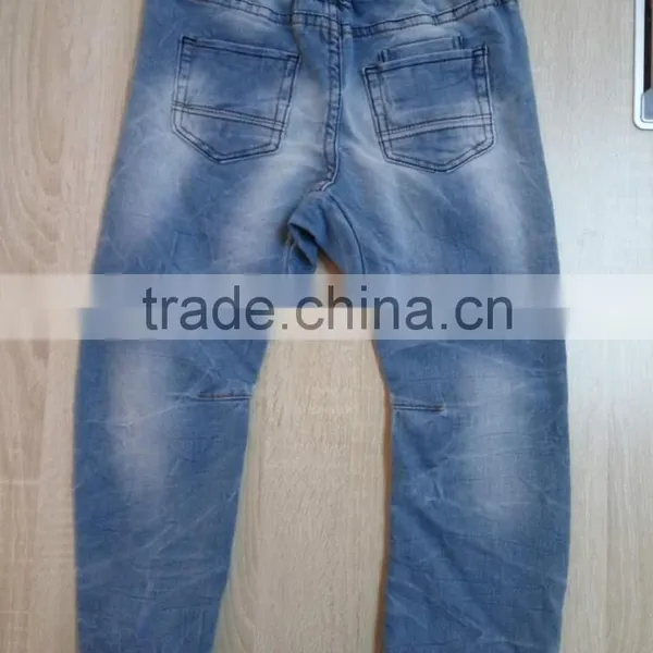 GZY High Quality Fulli Size Raw Denim Jeans for Kids photo-2