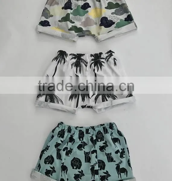 2017 Hot Style Boutique Pants Girl Clothing Kid Children Wholesale Printed New Model Cotton Baby Shorts photo-4