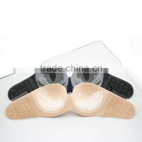 Sex Girl on Beach Wear Nude Sport Extreme Push up Bra photo-4
