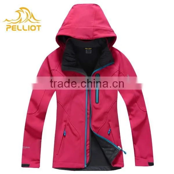 Hoodies Casual Waterproof Breathable Outdoor Women Softshell Jacket photo-6